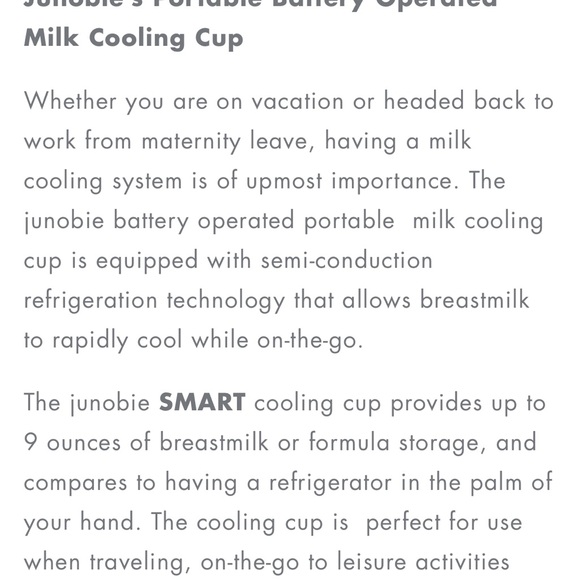 Junobie marble Portable Breastmilk Warming & Cooling Cup - Picture 3 of 7